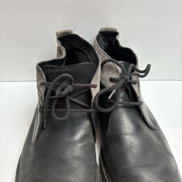 Cole Haan Williams Black Gray Chukka Boots Lace-up Leather Men’s 12 C20917 main image 13